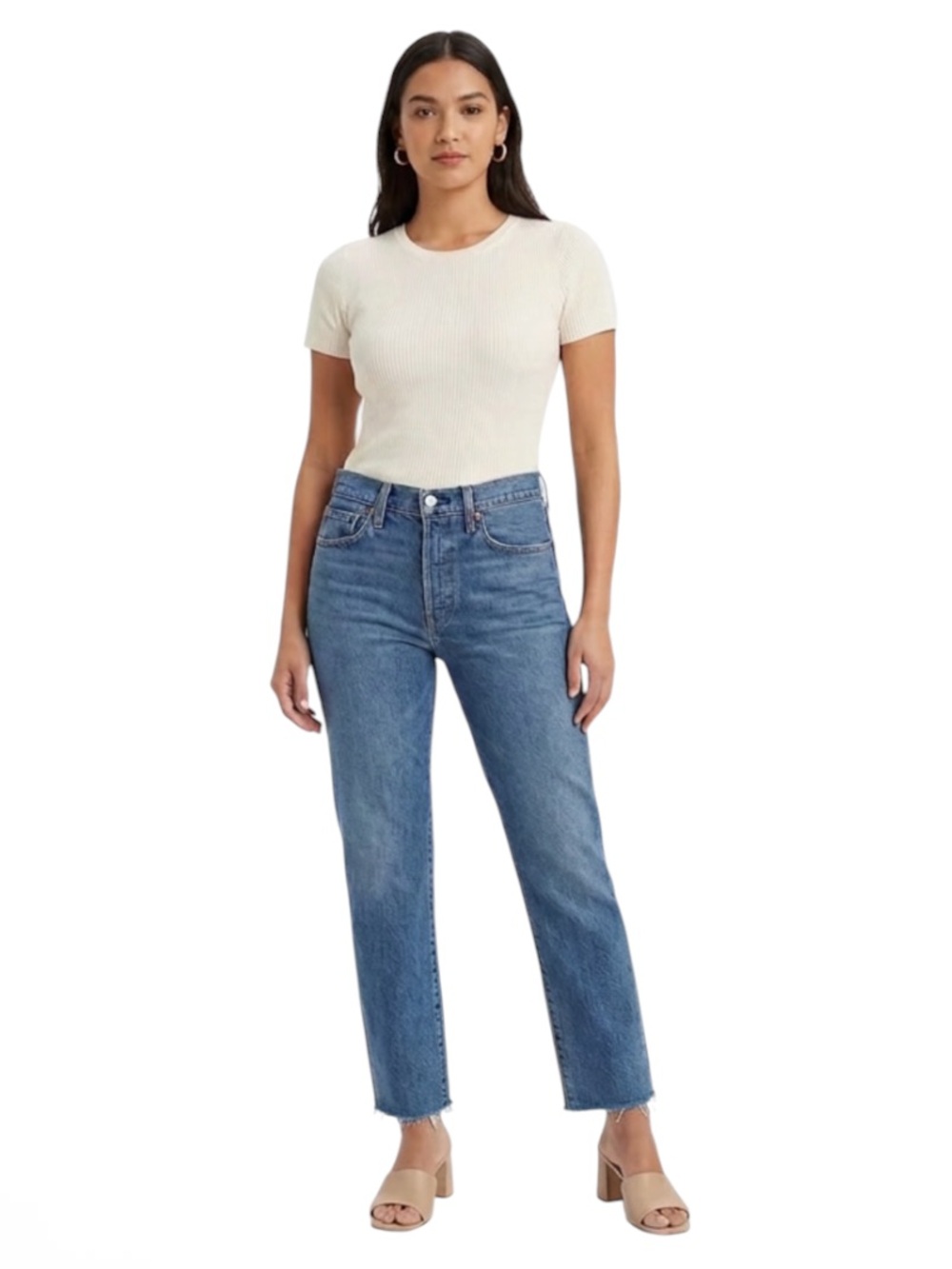 Levi’s ($128) Wedgie Straight Big E Jeans - W 14